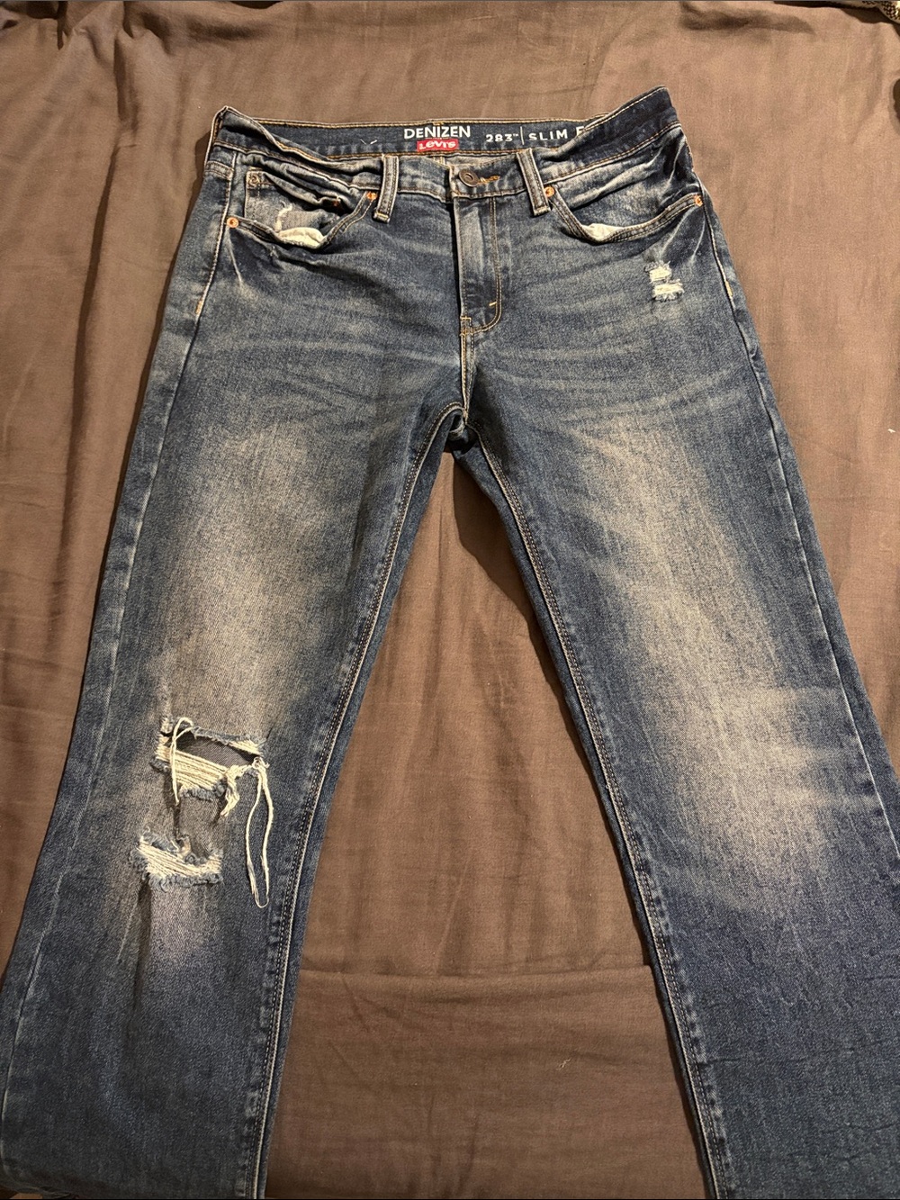 Levi’s Denizen slim fit Blue Jeans 283
